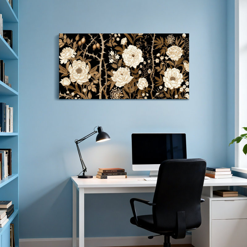Plantes et fleurs, H 24 po x l 48 po