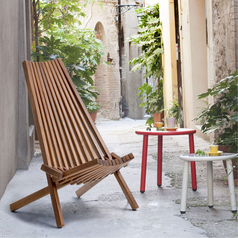 Chaise pliante en bois