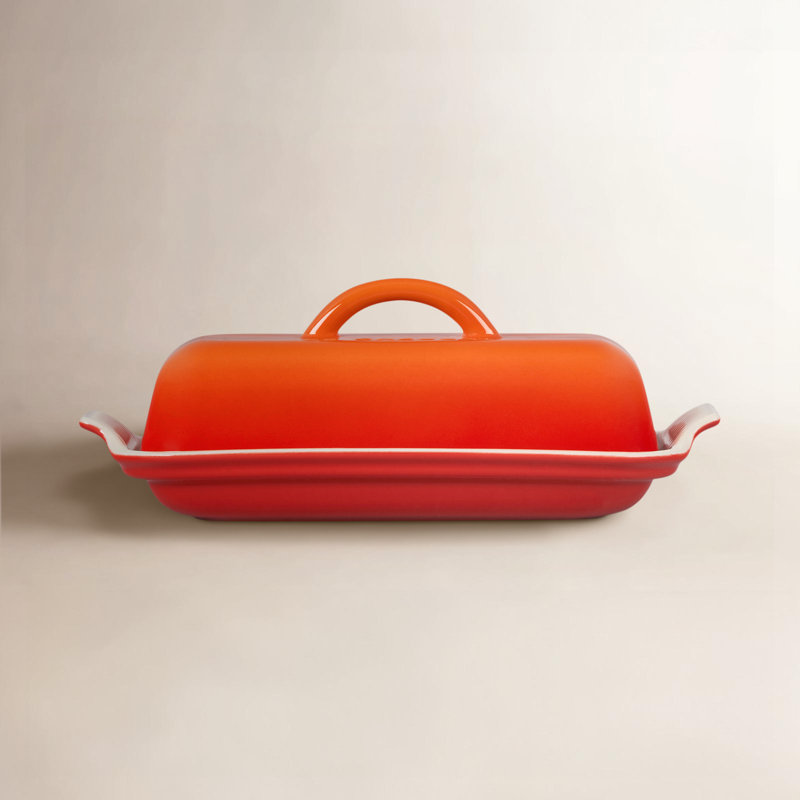Le Creuset Stoneware Butter Dish, Flame