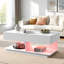 Table basse extensible avec plusieurs compartiments de rangement, bande à DEL de 16 couleurs et base robuste-1933258480