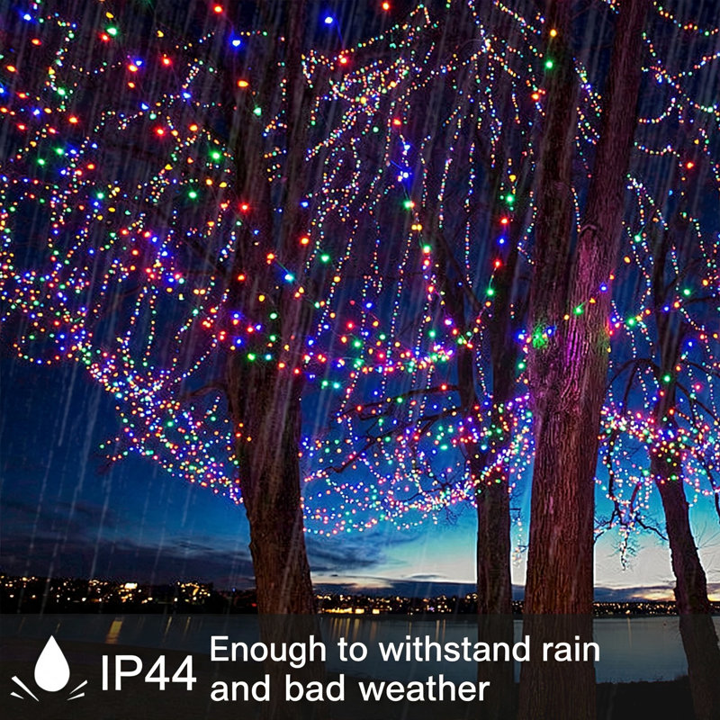 Indoor / Outdoor Plug-in LED Fairy String Light, 100M, RGB