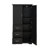 Tall And Wide Storage Cabinet With Doors, Three Drawers-1463744598