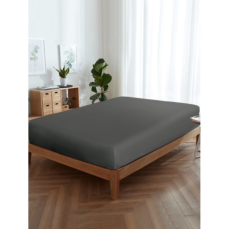 Drap-housse, Très grand, Gris foncé