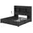 Sherell Queen Size Bed Frame with 4 Storage Drawers,Black-100845094-100845099