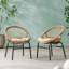 Chaise Edgar (ensemble de 2)