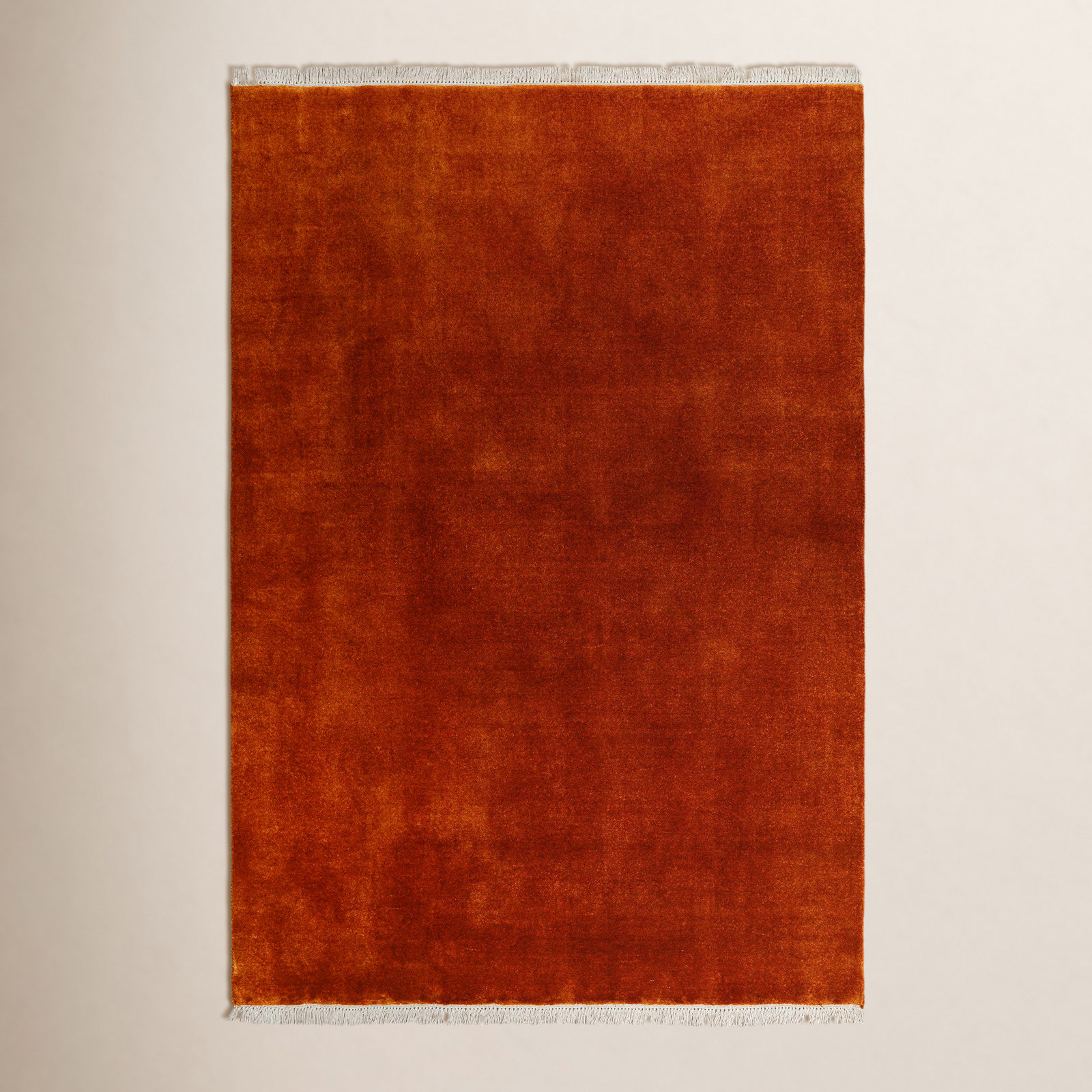 Clio Wool Rust/Burnt Rug, Rectangle 8' x 10'