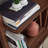 Pure solid wood bookcase