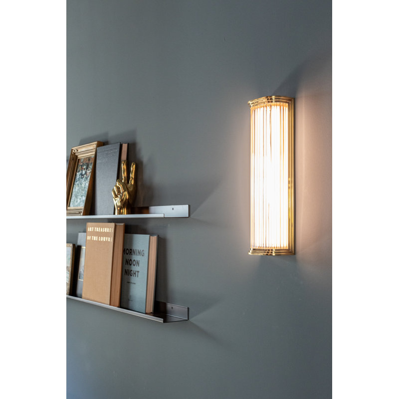 Newburgh 1 Light Bath and Vanity, 17" H x 5.25" W x 5.25" D, Aged Brass