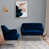 Velours bleu marine est en rupture de stock