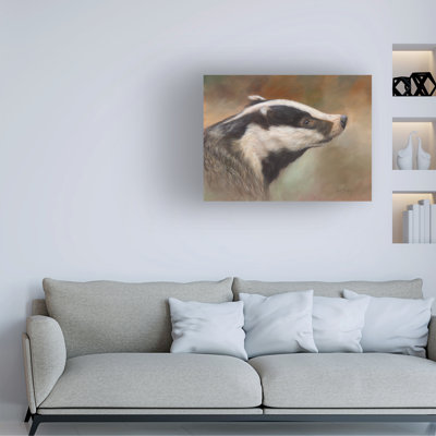 Art sur toile David Stribble Badger Study