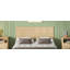 Couvre-tête ondulé en bois 60,8 po Hayes