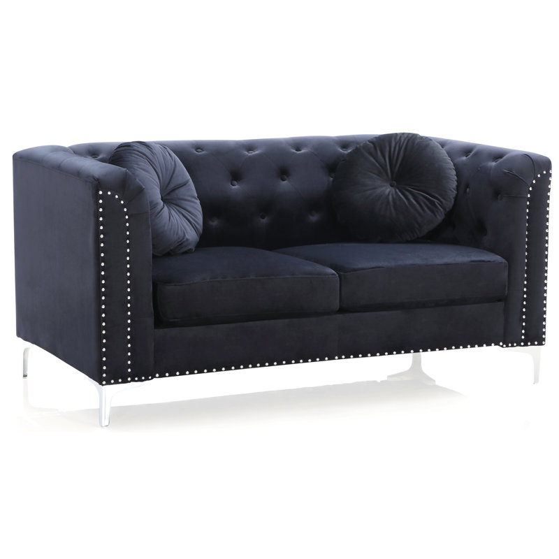 Causeuse Sleek, Noir