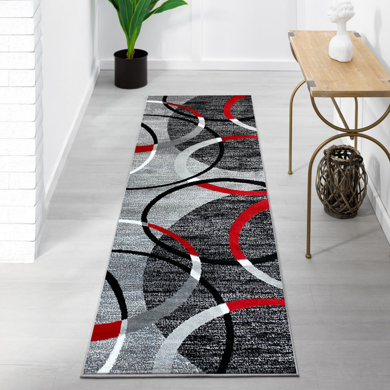 Cobbett Abstract Indoor Rug, Runner 2'2" x 7'4"