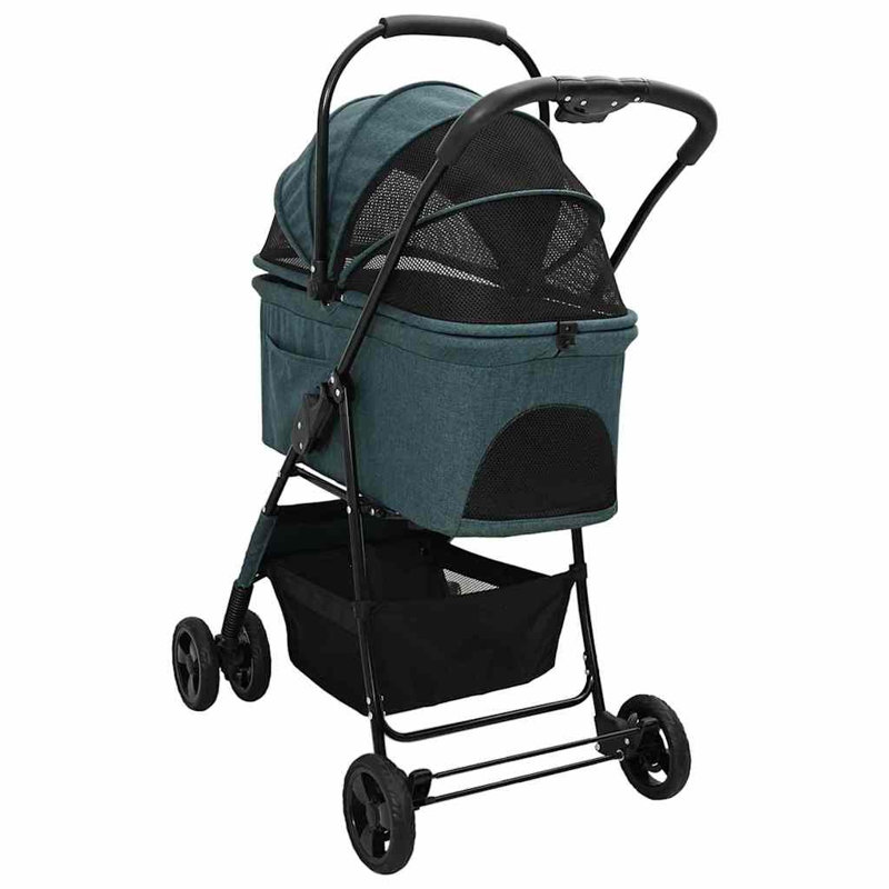 Foldable Pet Jogger Stroller, Green