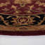 Tapis rouge / noir en laine touffeté à la main Cranmore-19260373