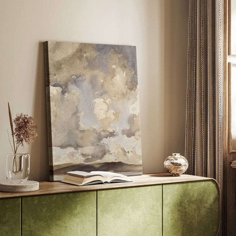 Paysage rétro CCxxxix - galerie enveloppée de cavas, H 18 po x l 12 po