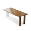 Bureau haut de gamme personnalisé en acrylique semi-suspendu en bois massif-25831245-25831241
