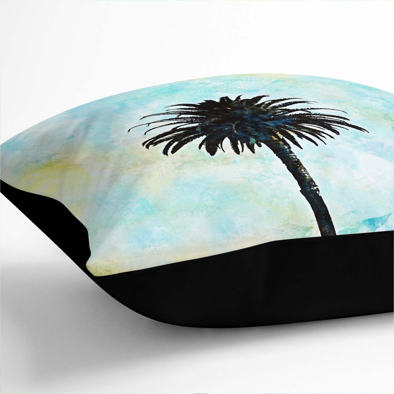 Square Throw Cushion, Black, 40cm H x 40cm W x 15cm D