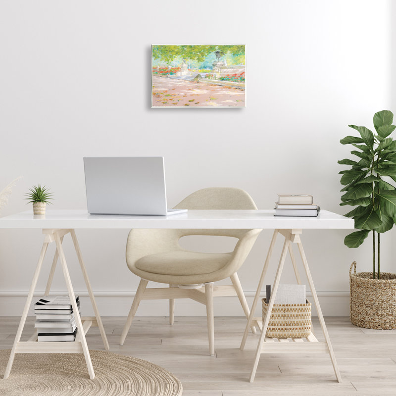 Plaque murale «Summer Sunlight in Park», conception par LSR Design Studio, H 10 po x l 15 po