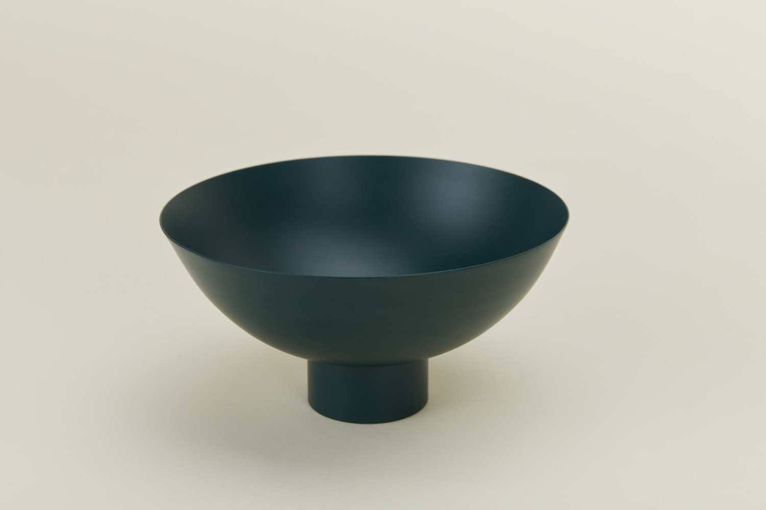 Essential Footed Bowl - Large, Peacock, 4" H x 8" W
