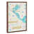 Toile avec cadre en bois classique