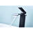 Waterfall Flow Bathroom Sink Faucet In Matte Black, Single Design For Optimal Water Usage, Made With Stainless Steel Black Spout Faucet, Single Handle To Adjust Easily, Built Strong-124241968
