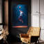 Art mural en verre épique «Basketball Legend 3» par Ann Klee, 24 po x 36 po-116354092