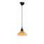 Lustre de style scandinave, corps en métal noir, 8,0 po x 8,0 po | Hauteur: 42,5 po, longueur du câble: 35,4 po | Douille E27, 40 W maximum | Éclairage élégant pour décoration intérieure moderne, indice de protection IP20-563715204