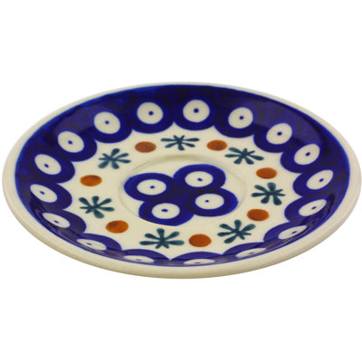 Polish Pottery Stoneware Saucer