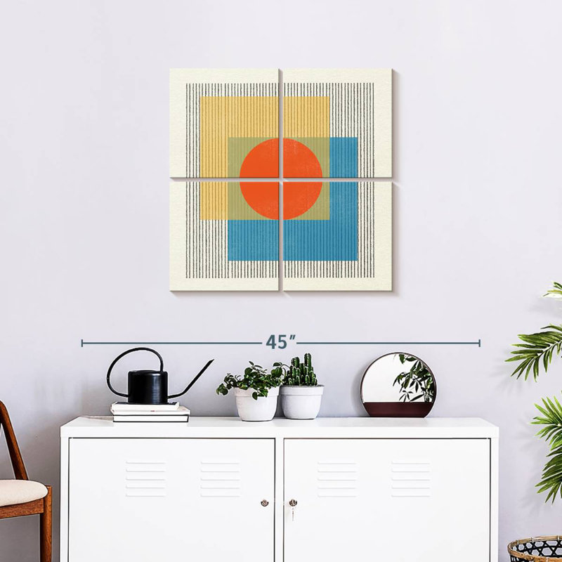 Avery Midcentury Modern Object No 3, 26" H x 26" W