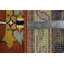 Tapis traditionnel indien à motif géométrique 9 x 12