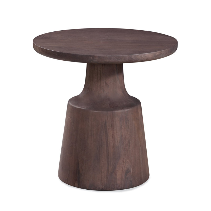 Lempa Round End Table, Truffle