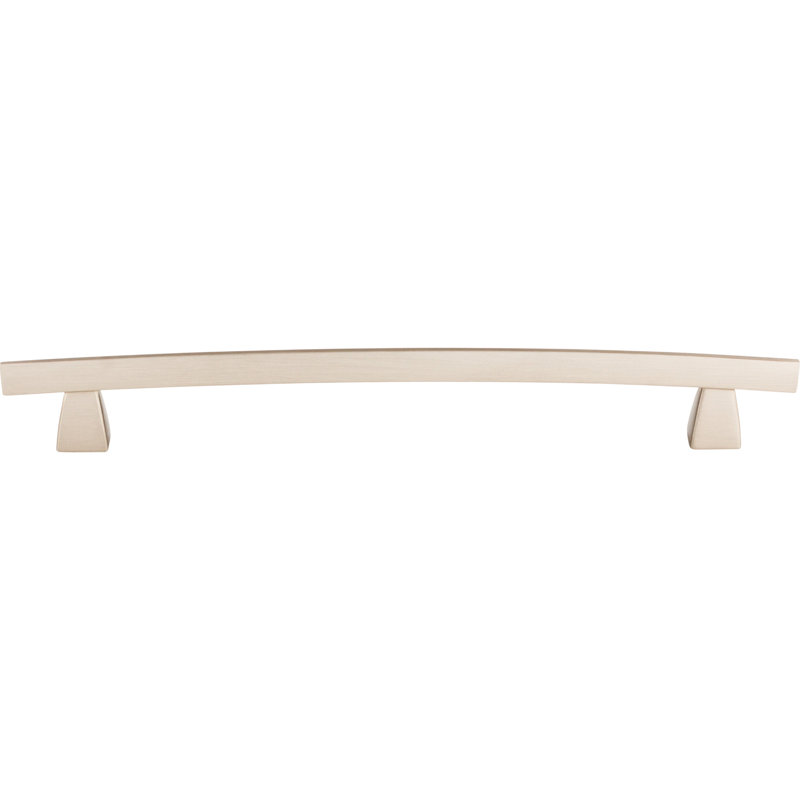 Arched Bar Pull, Brushed Satin Nickel, 8" Center to Center