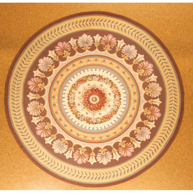 Desiya One-of-a-Kind 10 X 10 Round Area Rug Brown