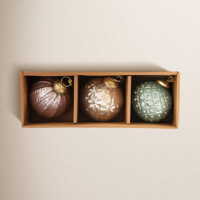 The Holiday Aisle® 3" Porcelain Bauble