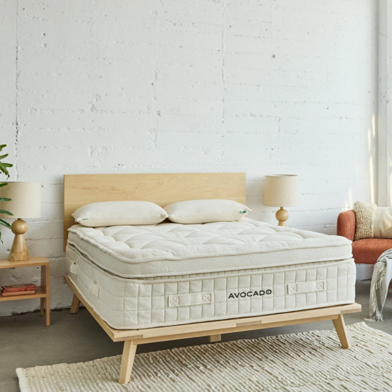 Matelas luxueux biologique, 15.5", Grand lit