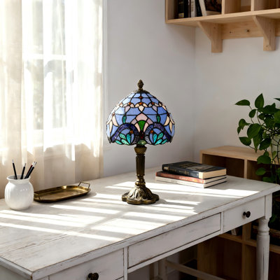 Tiffany-Style Stained Glass Table Lamp