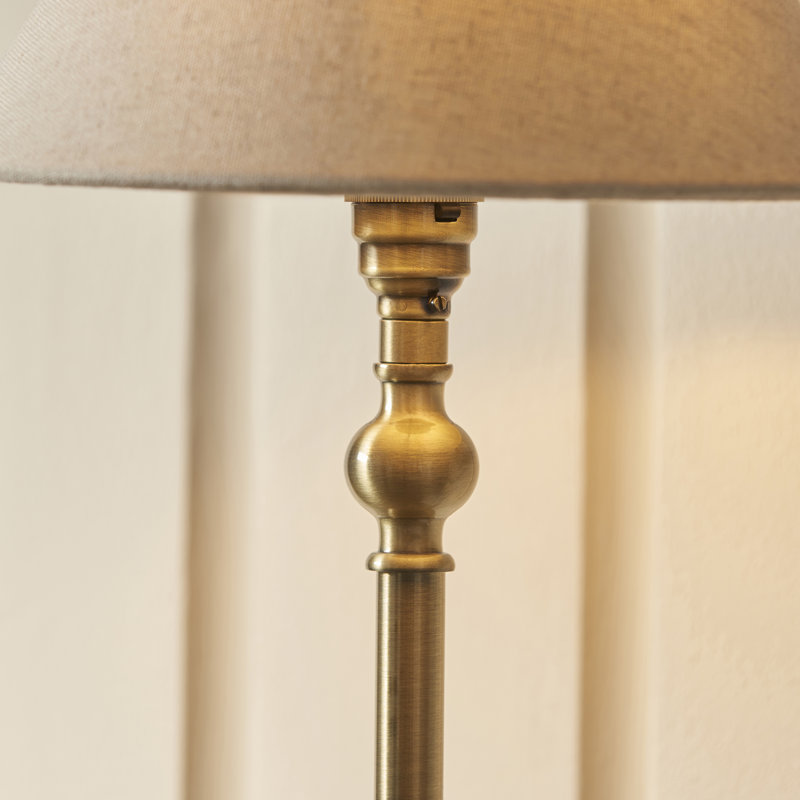 Metal Table Lamp, Gold