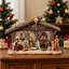 Crèche de Noël 14,5 "H