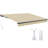 Motorized Retractable Awning with Wind/Sun Sensor, Remote Control and LED Light-113915088-113915093-113915094