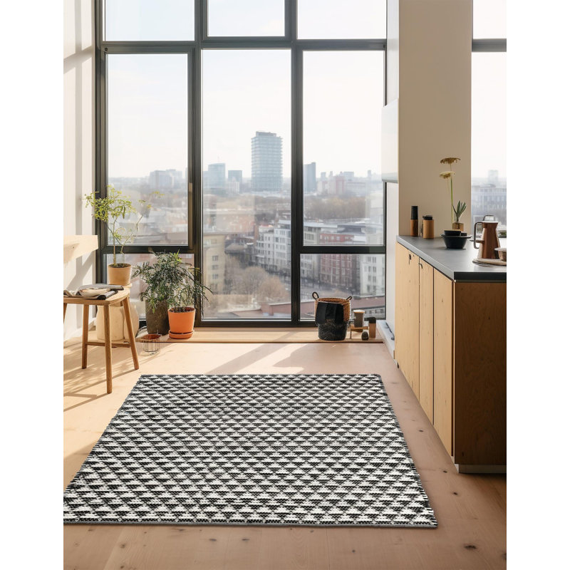 Delannie Geometric Indoor Rug, Rectangle 8' x 11'