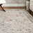 Abhishak Distressed Floral Scroll Indoor Area or Runner Rug-345851983