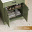 Meuble-lavabo simple 28 po avec comptoir en céramique et armoire de rangement à double porte-2133358547