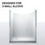  Base de douche DreamLine SlimLine 30 po x l 60 po x H 2 3/4 po-84061953