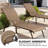 Adjustable Aluminum Outdoor Chaise Lounge Chairs With Removable Cushions (Set Of 2)-1079947159-1075794371