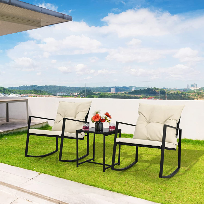 Outdoor Jorgia 2 - Person Seating Group, White