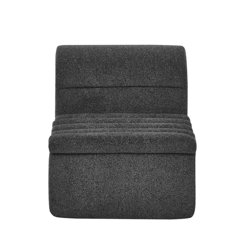 Canapé simple en chenille douce, Noir