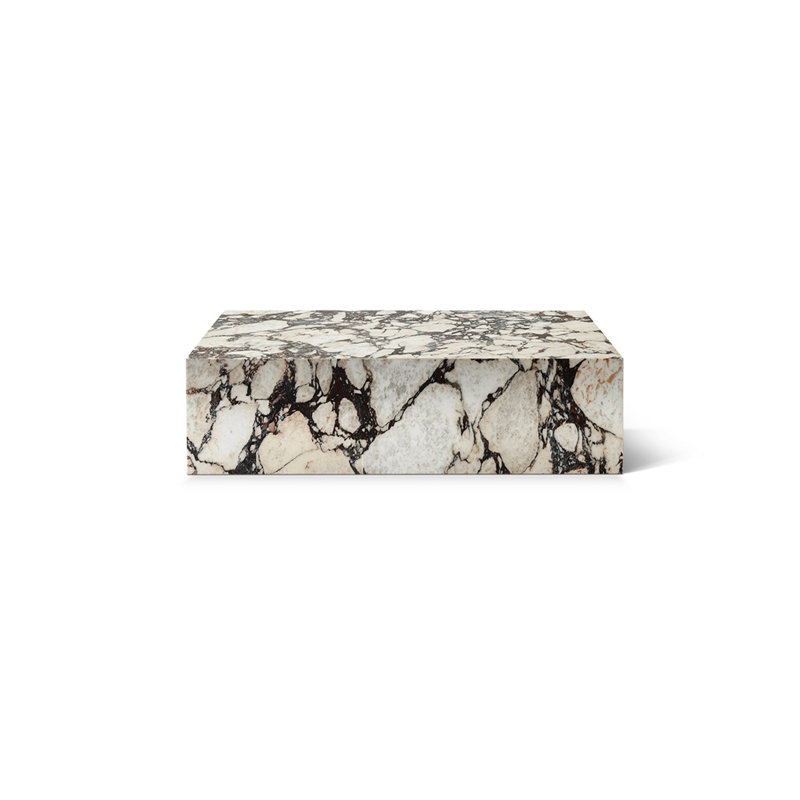 Copenhagen Marble Plinth Block Large Coffee Table 39"