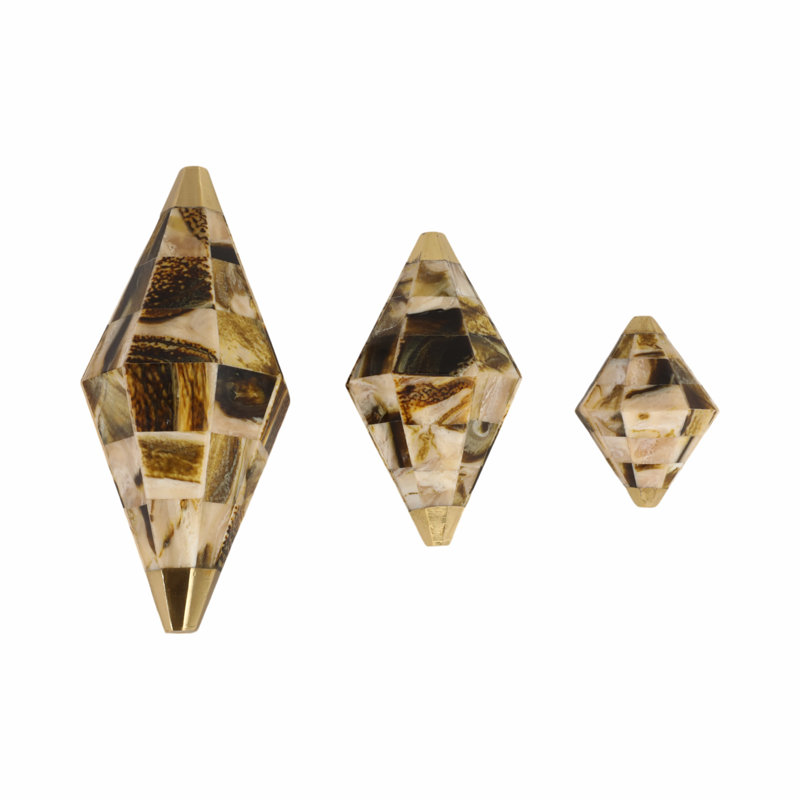 Latitude Run® 3-Pieces Allagash Horn Resin Spheres
