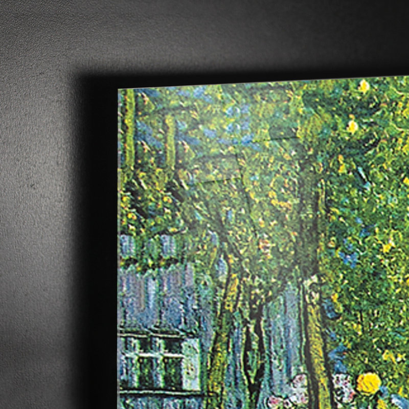 Countryside Garden With Crucifix by Gustav Klimt - No Frame Painting on Plastic / Acrylic, 65cm H x 65cm W